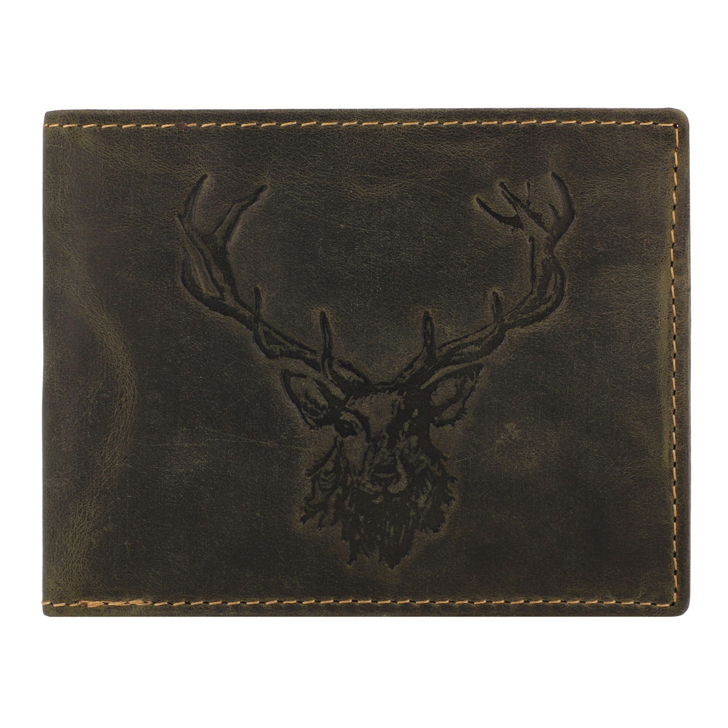 GREENBURRY Portemonnee in Bruin: voorkant