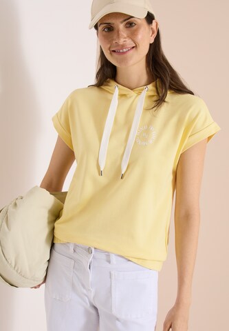 CECIL Sweatshirt in Gelb: Vorderseite