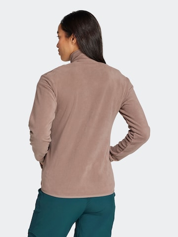 Veste en polaire fonctionnelle 'Multi Essentials' ADIDAS TERREX en marron