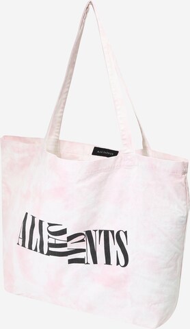 AllSaints Nakupovalna torba | roza barva: sprednja stran