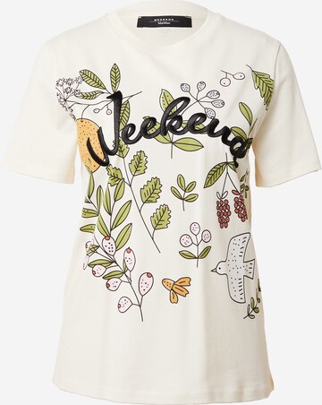 T-shirt 'TALENTO' Weekend Max Mara en blanc : devant