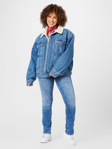 Levi's® Plus Övergångsjacka '90s Sherpa Trucker' i blå