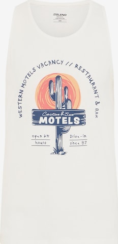 BLEND Rundhalsshirt ' BHJESERIK ' in Weiß: Vorderseite