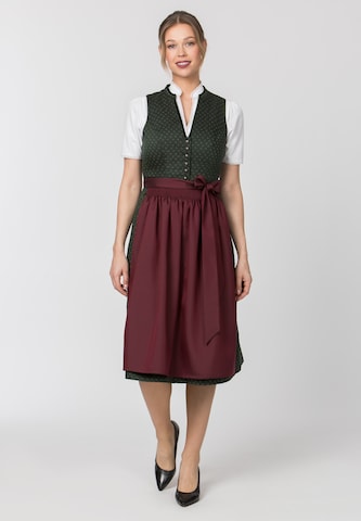 STOCKERPOINT Dirndl 'Anne' in Grün: Vorderseite
