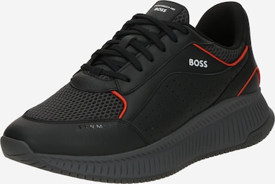 Sportbačiai be auliuko 'TTNM Evo_Runn' iš BOSS, spalva – grafito / raudona / balkšva, Prekių apžvalga