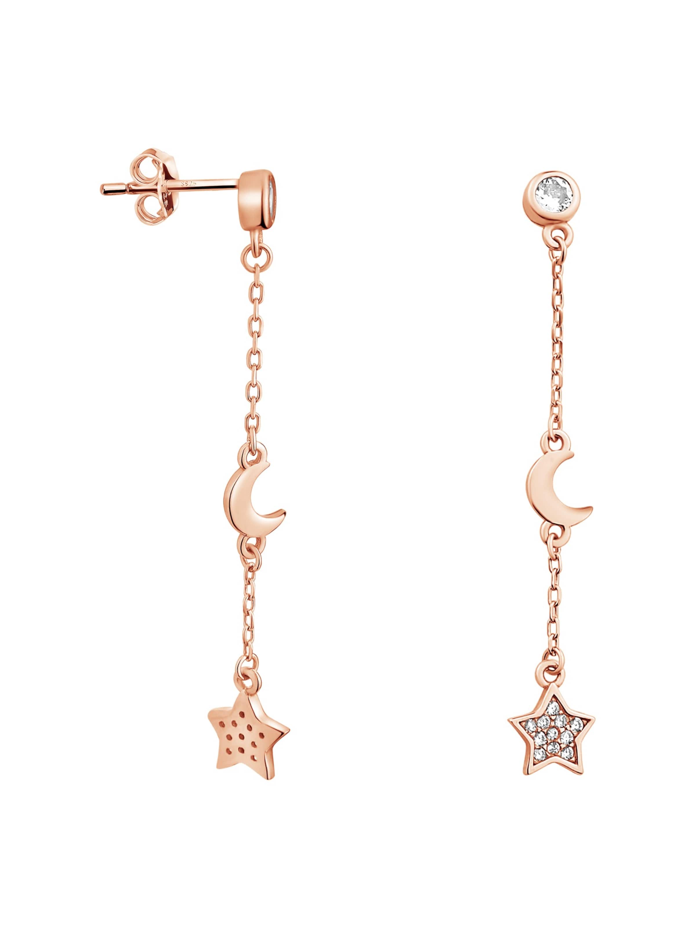 Sofia Milani Ohrringe 'Star'‌‌‌‌‌‌‌‌‌‌ in Gold: Vorderseite