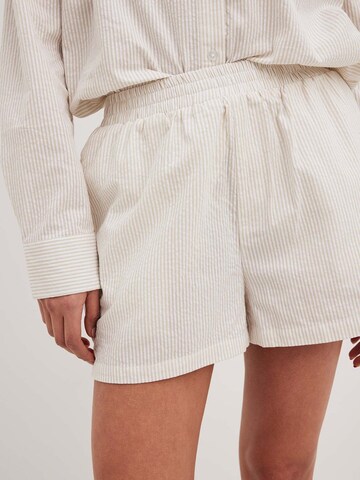 NA-KD Loose fit Pants in White