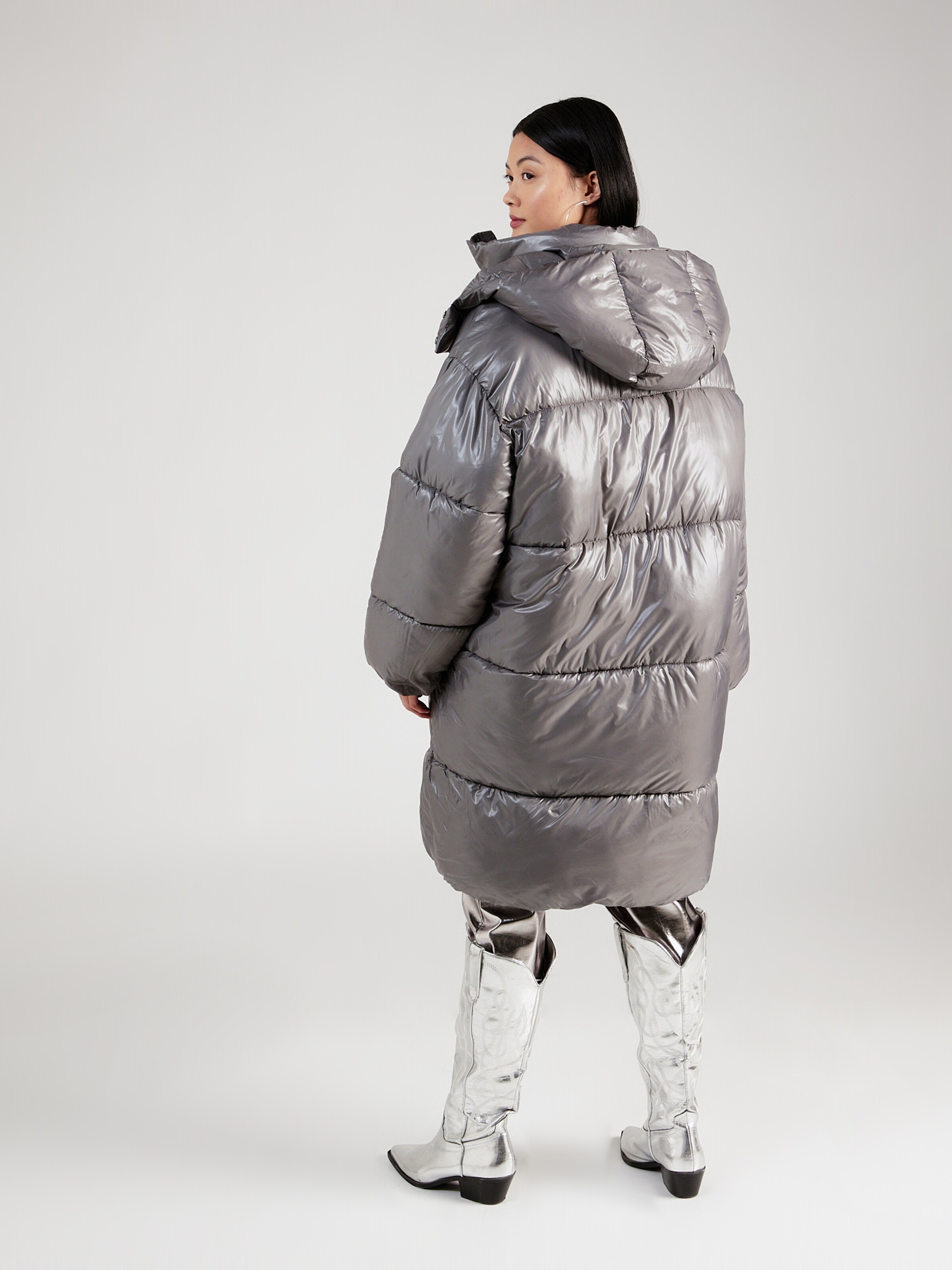 Monki grey coat deals