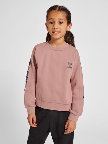 Sweat-shirt 'Zoe' Hummel en rose : devant