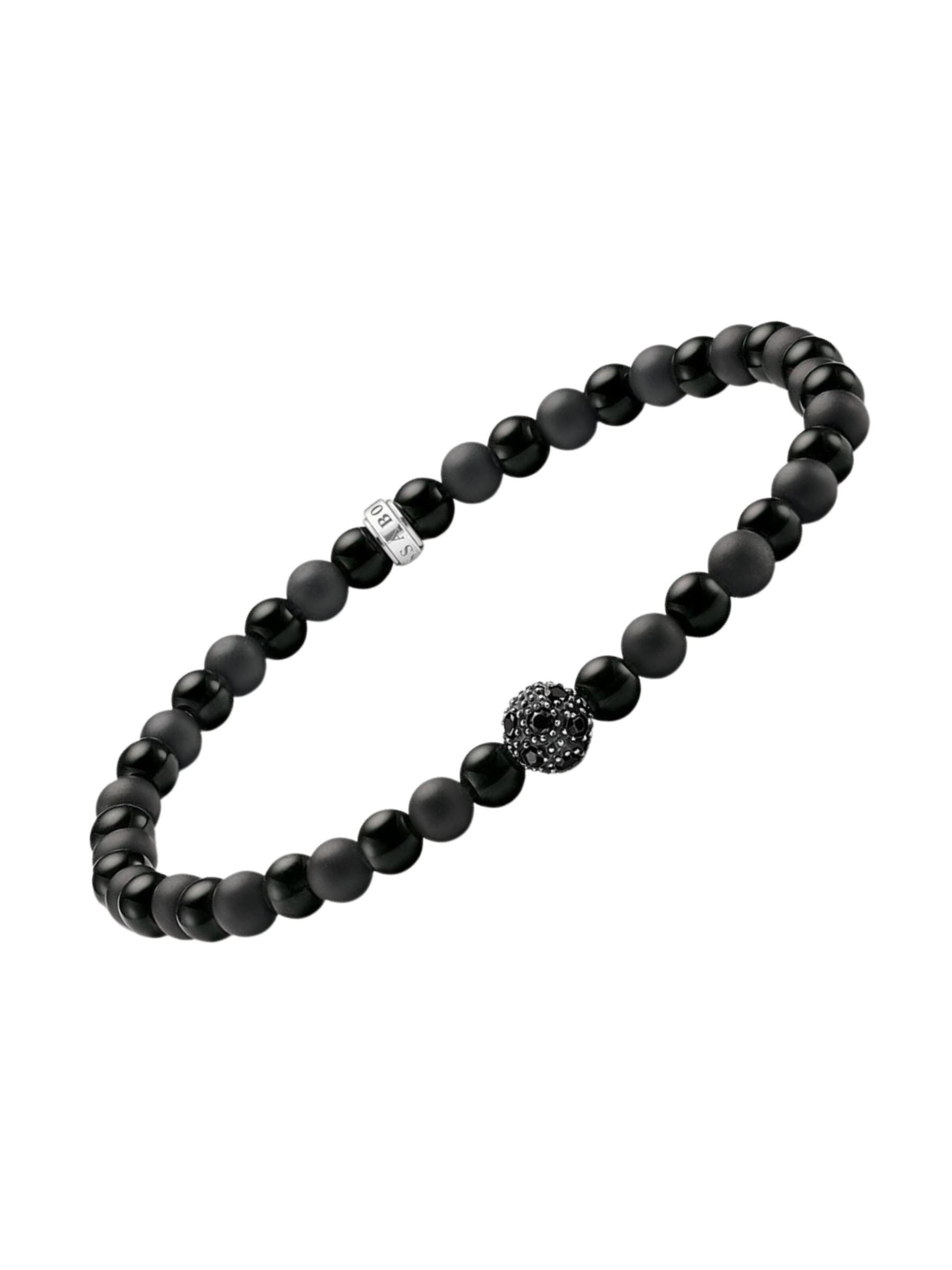 Bracelet 'Talisman Armband Positive Energie' Thomas Sabo en noir