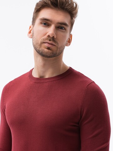 Pull-over Ombre en rouge