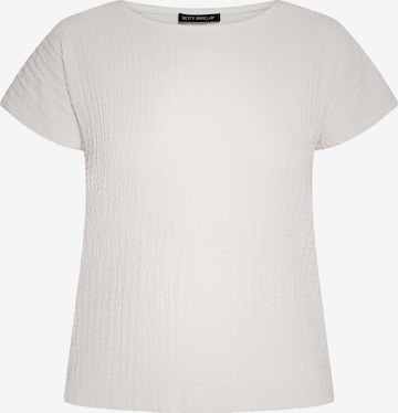 T-shirt Betty Barclay en blanc : devant