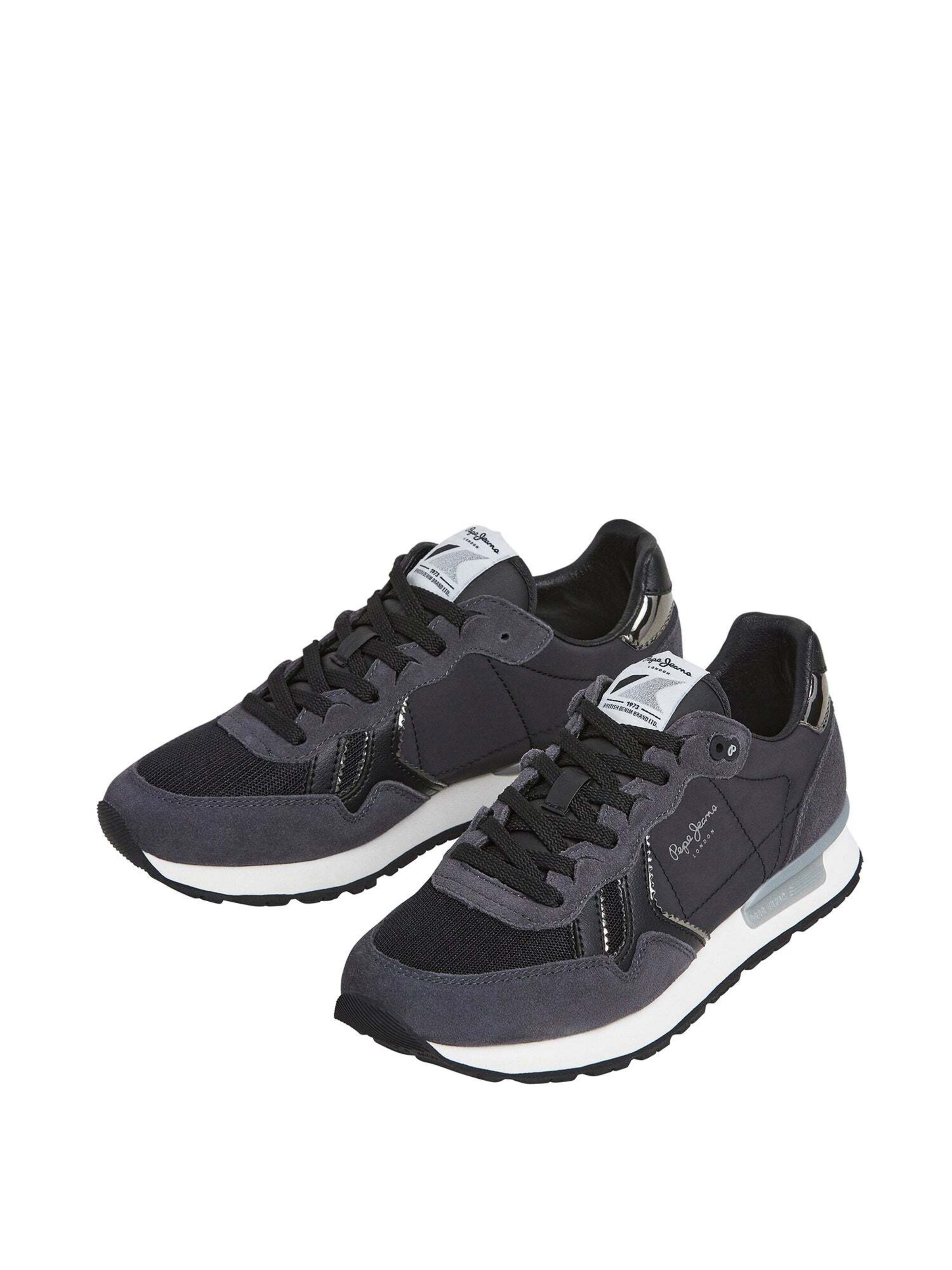 Pepe Jeans Sneaker 'Brit Mirror' in Schwarz