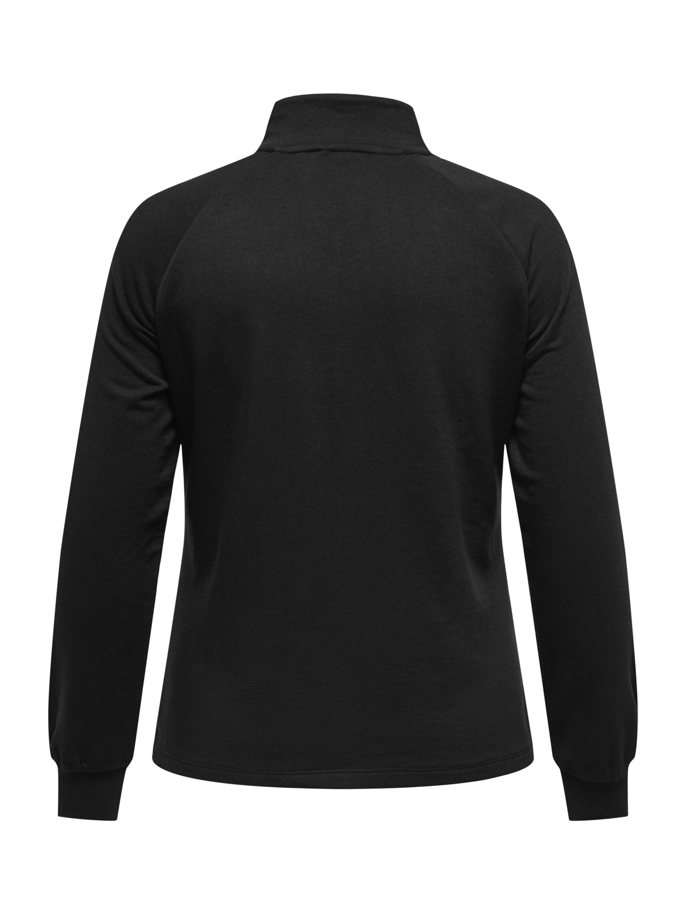 Only Play Curvy Sportsweatjacka i svart