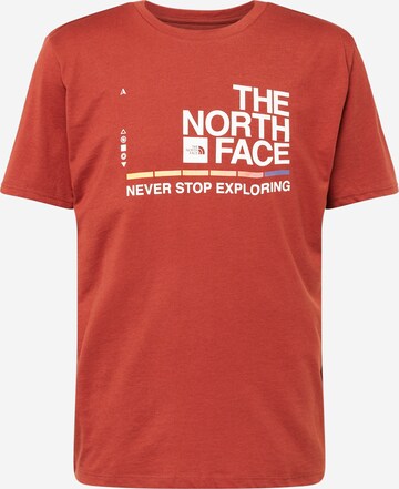 brūns THE NORTH FACE Sporta krekls: no priekšpuses
