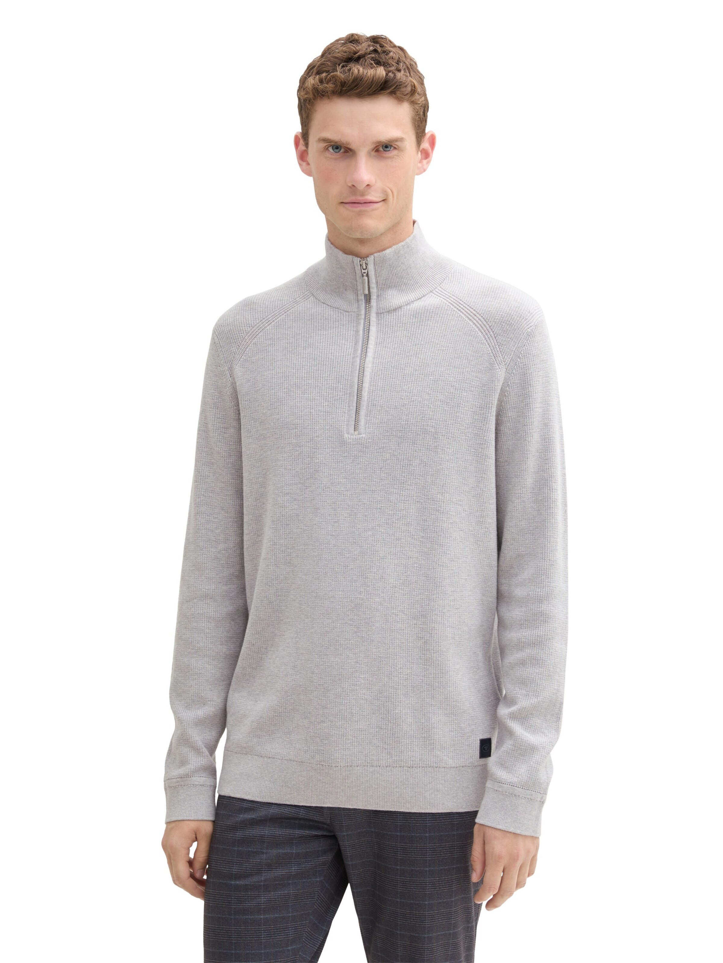 TOM TAILOR Sweater in Grey