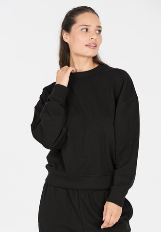 Athlecia Sweatshirt 'Crecy' in Schwarz: Vorderseite