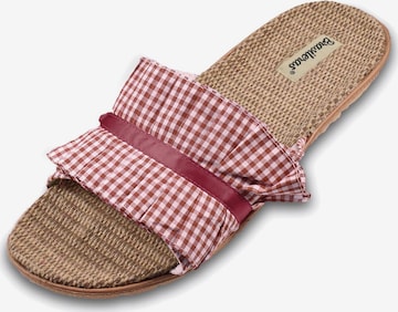 Brasileras Sandal 'Vichy' in Red