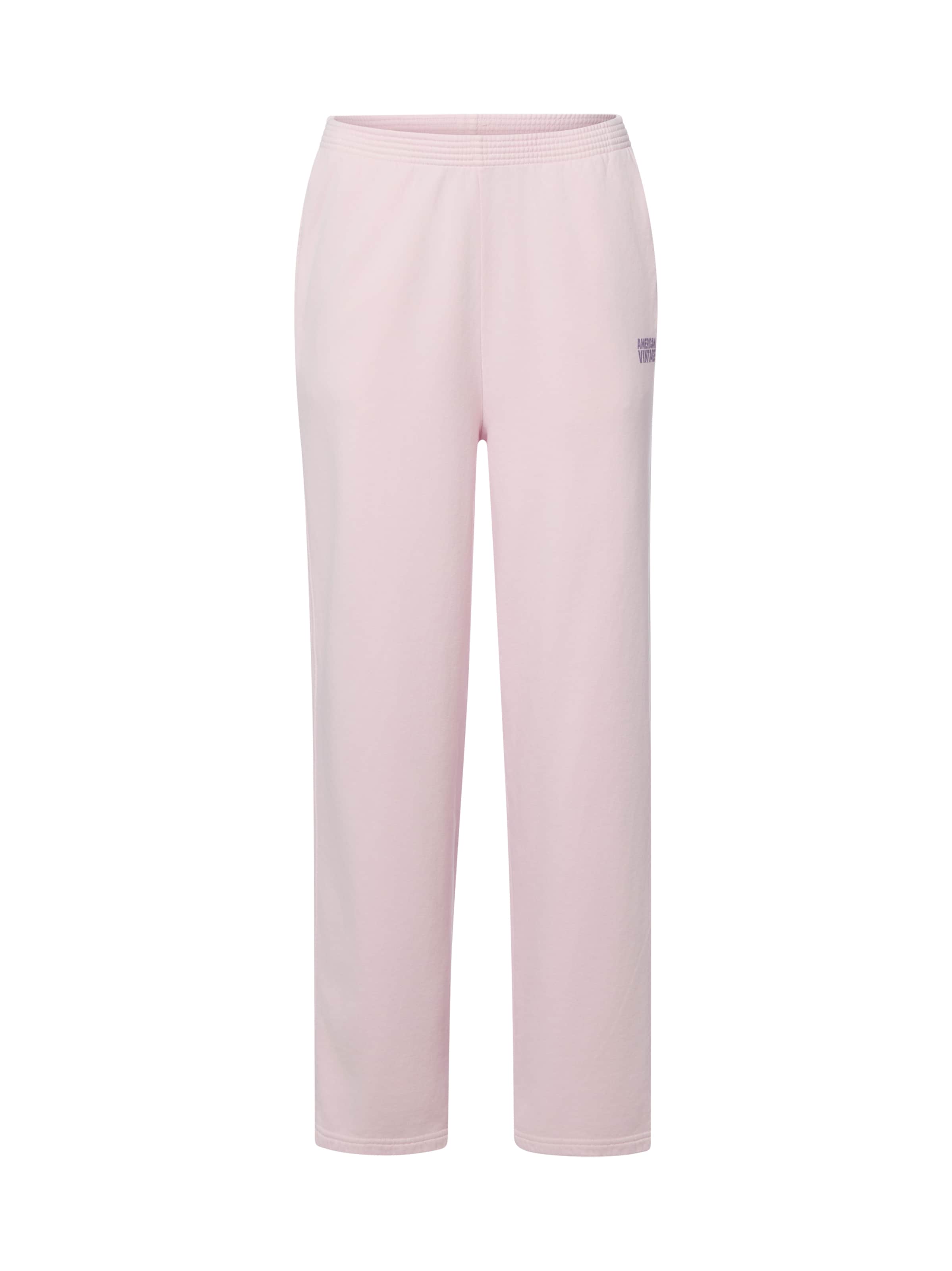 AMERICAN VINTAGE Loosefit Broek 'Plizzy' in Roze: voorkant