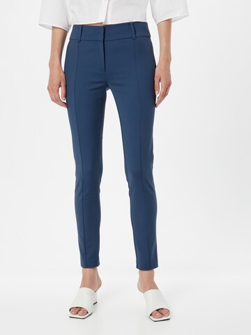 Coupe slim Pantalon PATRIZIA PEPE en bleu : devant