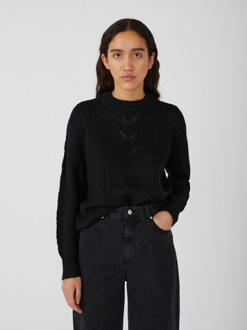 OBJECT Sweater 'Nova Stella' in Black: front