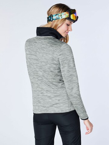 CHIEMSEE Fleece Jacket 'Trivor' in Grey