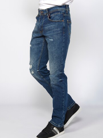 KOROSHI Regular Jeans in Blauw