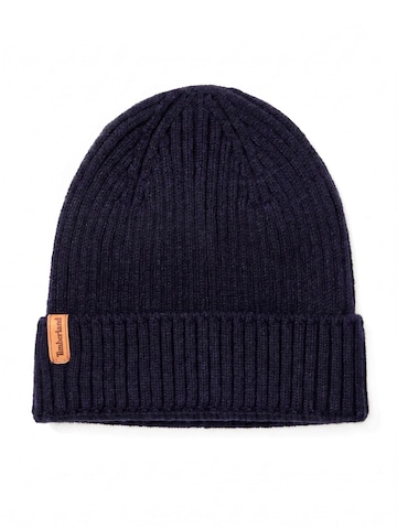 TIMBERLAND Mütze 'Rib Knit Beanie -- Men's/Women's Peacoat Hat ACCESSORIES'‌‌‌‌‌‌‌ in Blau: Vorderseite
