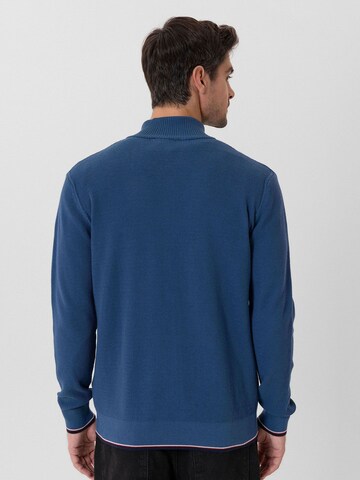 Jacey Quinn Knit cardigan 'Ademir' in Blue
