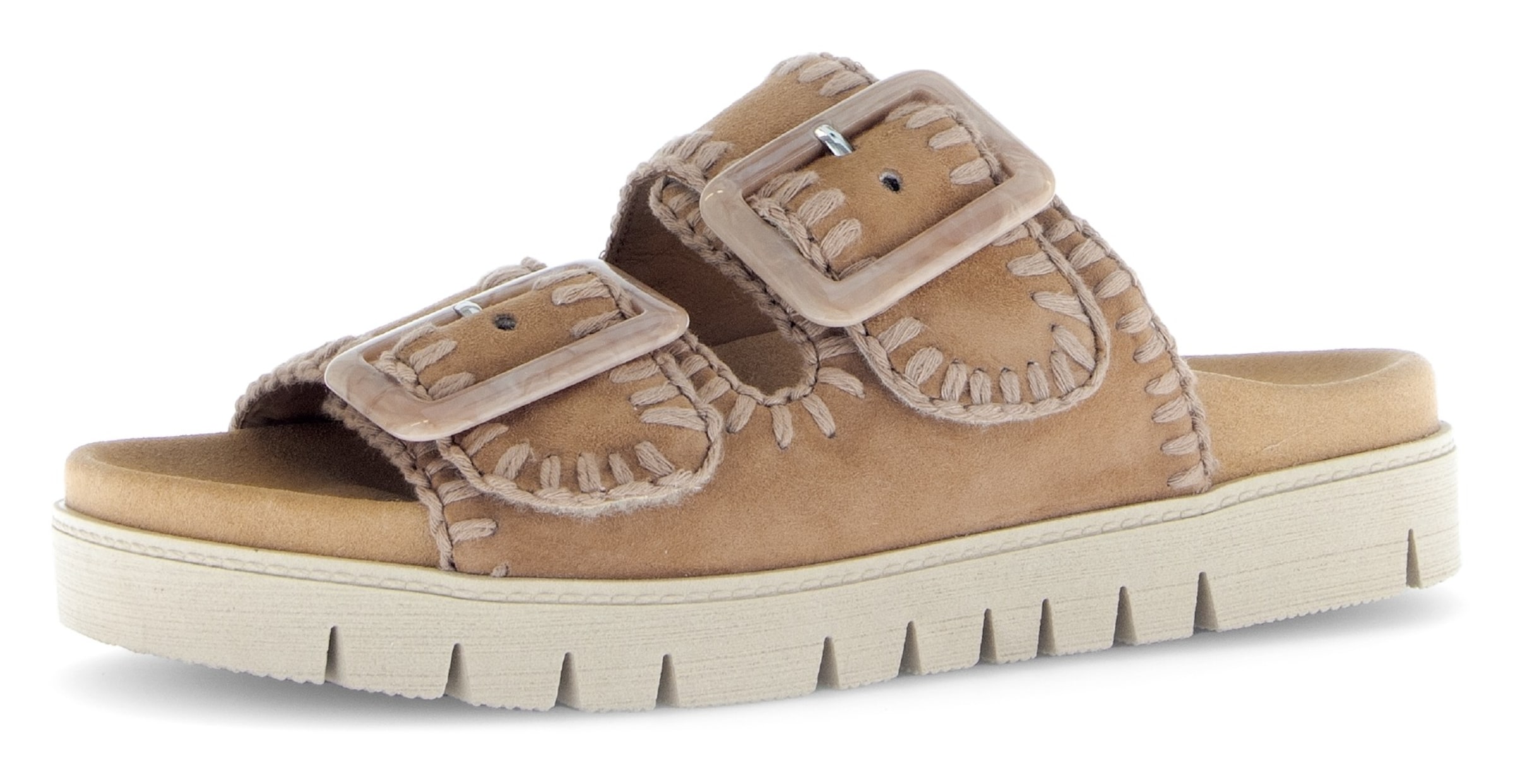 GABOR Pantolette in Braun: Vorderseite