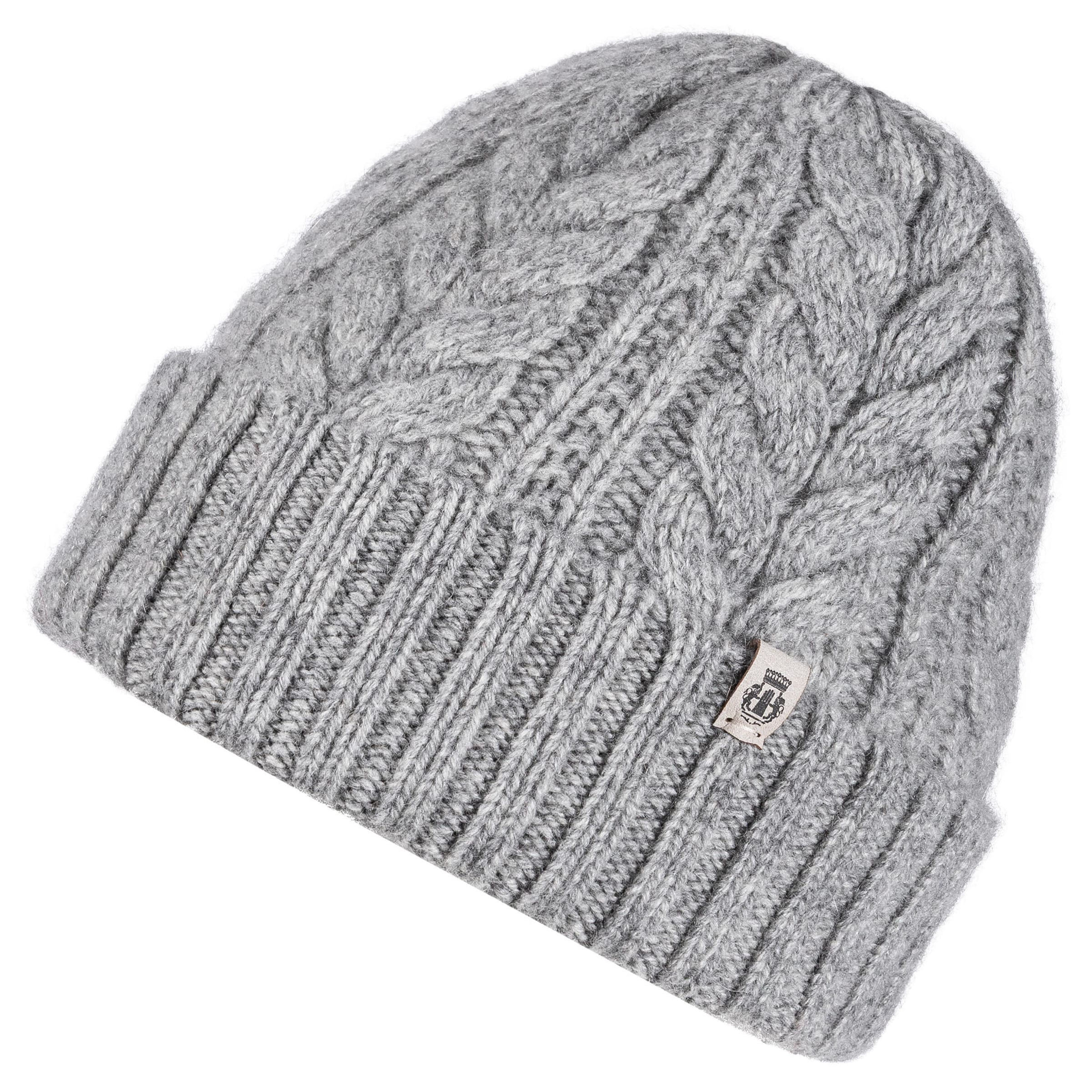 Roeckl Muts 'CASHMERE TWIST' in Grijs: voorkant