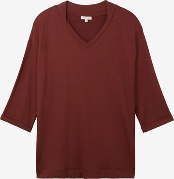 Tom Tailor Women + - Blusa em castanho: frente