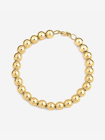 CLASSYANDFABULOUS Jewelry Bracelet 'Kugelarmband 7mm 14k Gold filled/ 14k Roségold filled/ 925 Sterling Silber' in Gold: front