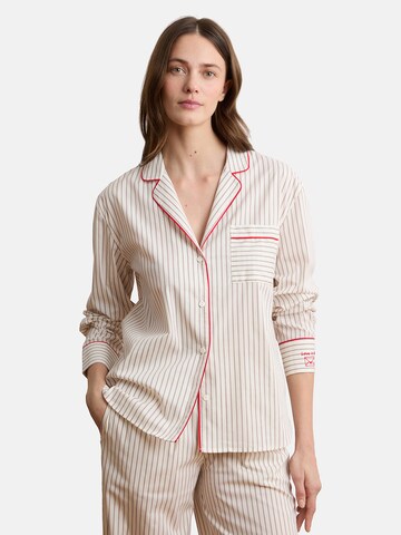 ETAM Pajama Shirt 'BEGUIN' in Beige