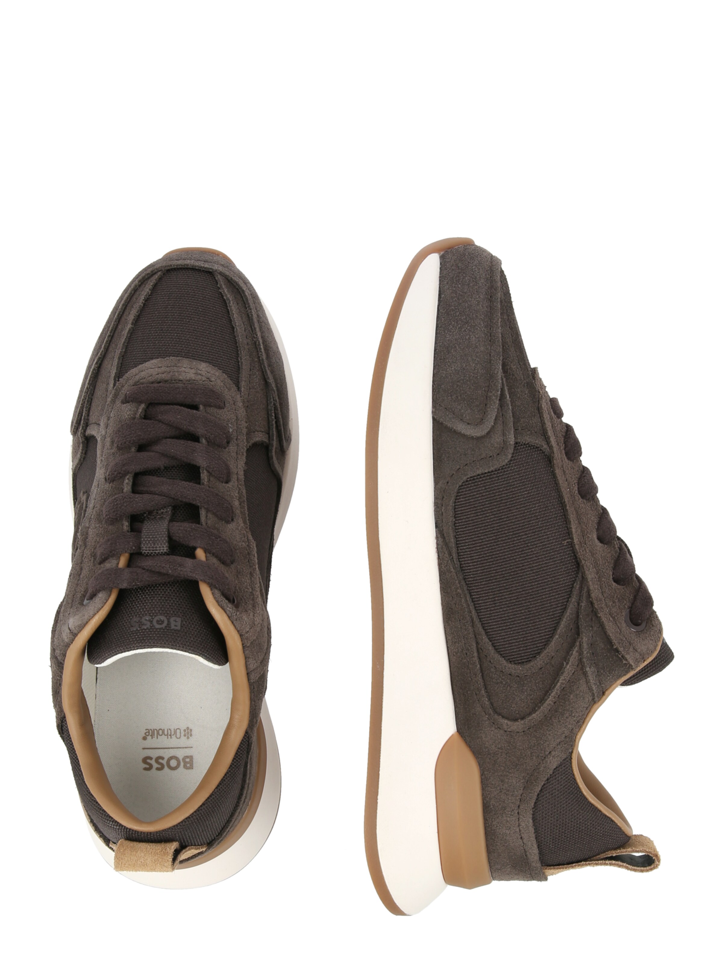 BOSS Nízke tenisky - Hnedá