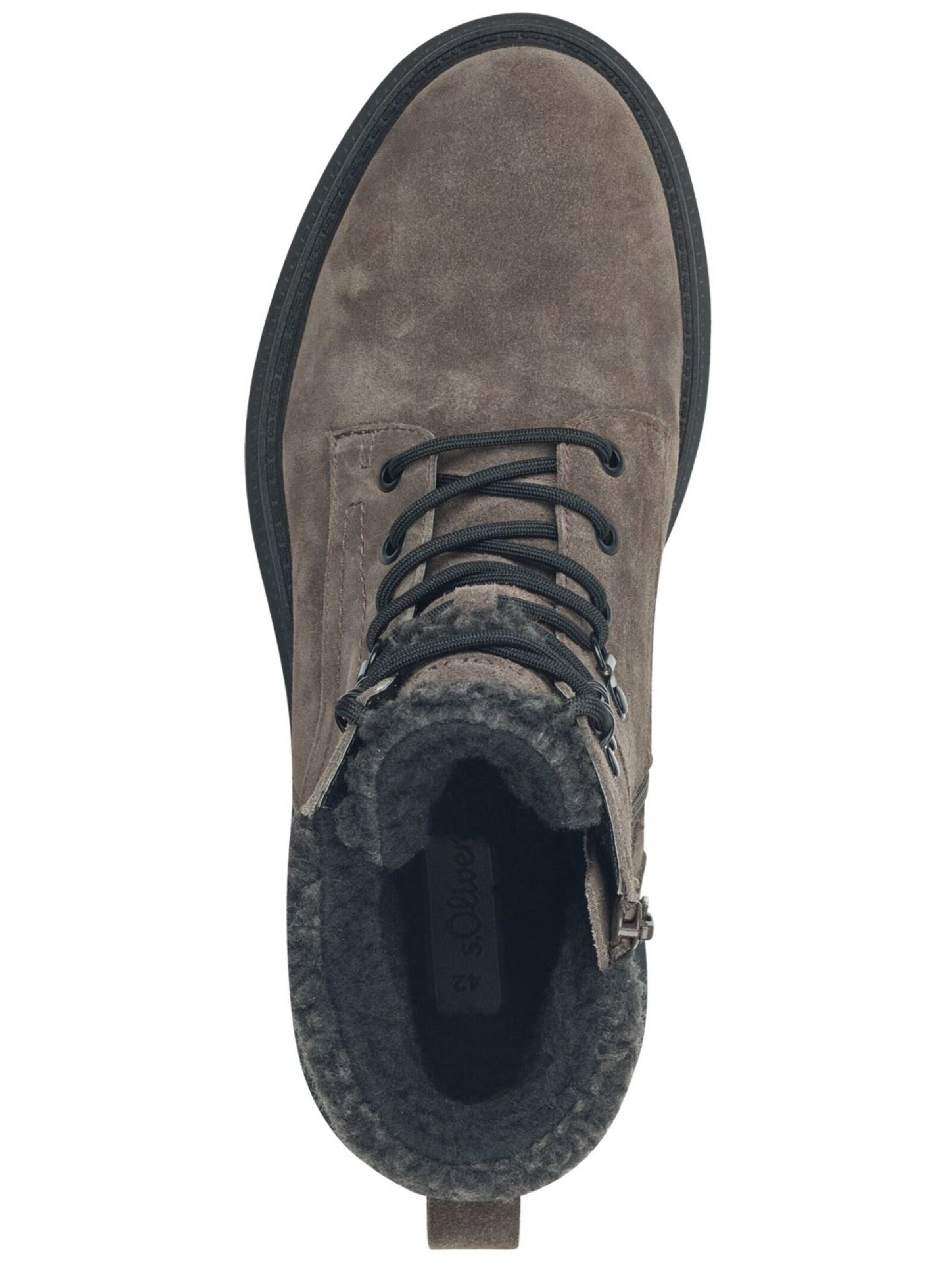 s.Oliver Lace-up boot in Grey