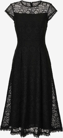 Robe de cocktail MADELEINE en noir : devant
