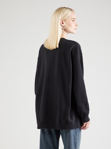 WRANGLER Sweatshirt 'OVERSIZED SWEAT' in Schwarz