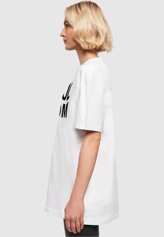 Maglia extra large 'Mothers Day - Cool Mom' di Merchcode in bianco