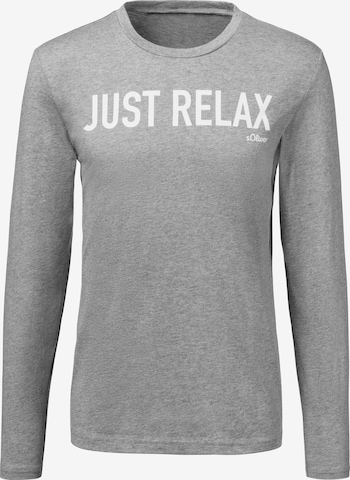 s.Oliver Majica | siva barva: sprednja stran