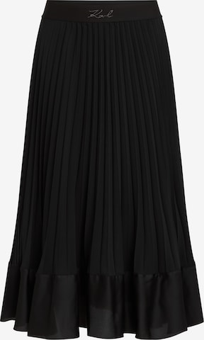 juoda Karl Lagerfeld Sijonas: priekis