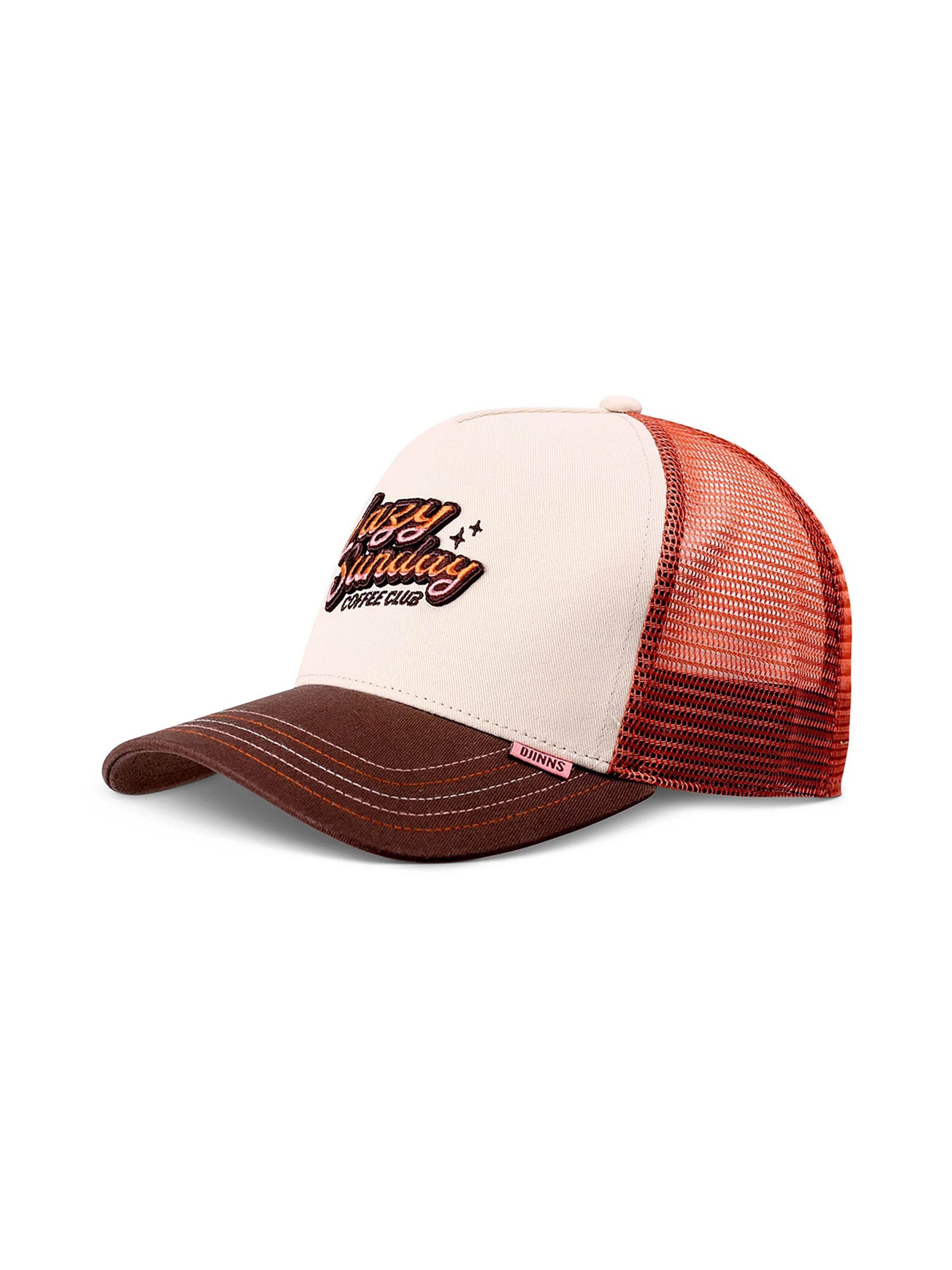 DJINNS Cap 'HFT LSCC Funky' in Orange: front