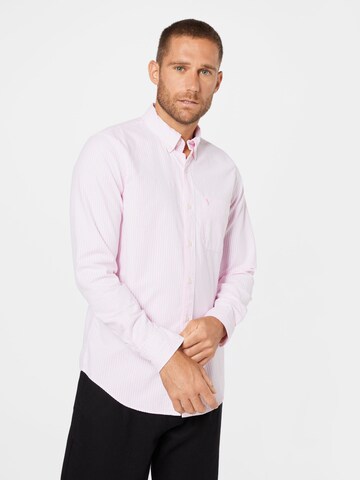 Regular fit Camicia di American Eagle in rosa: frontale