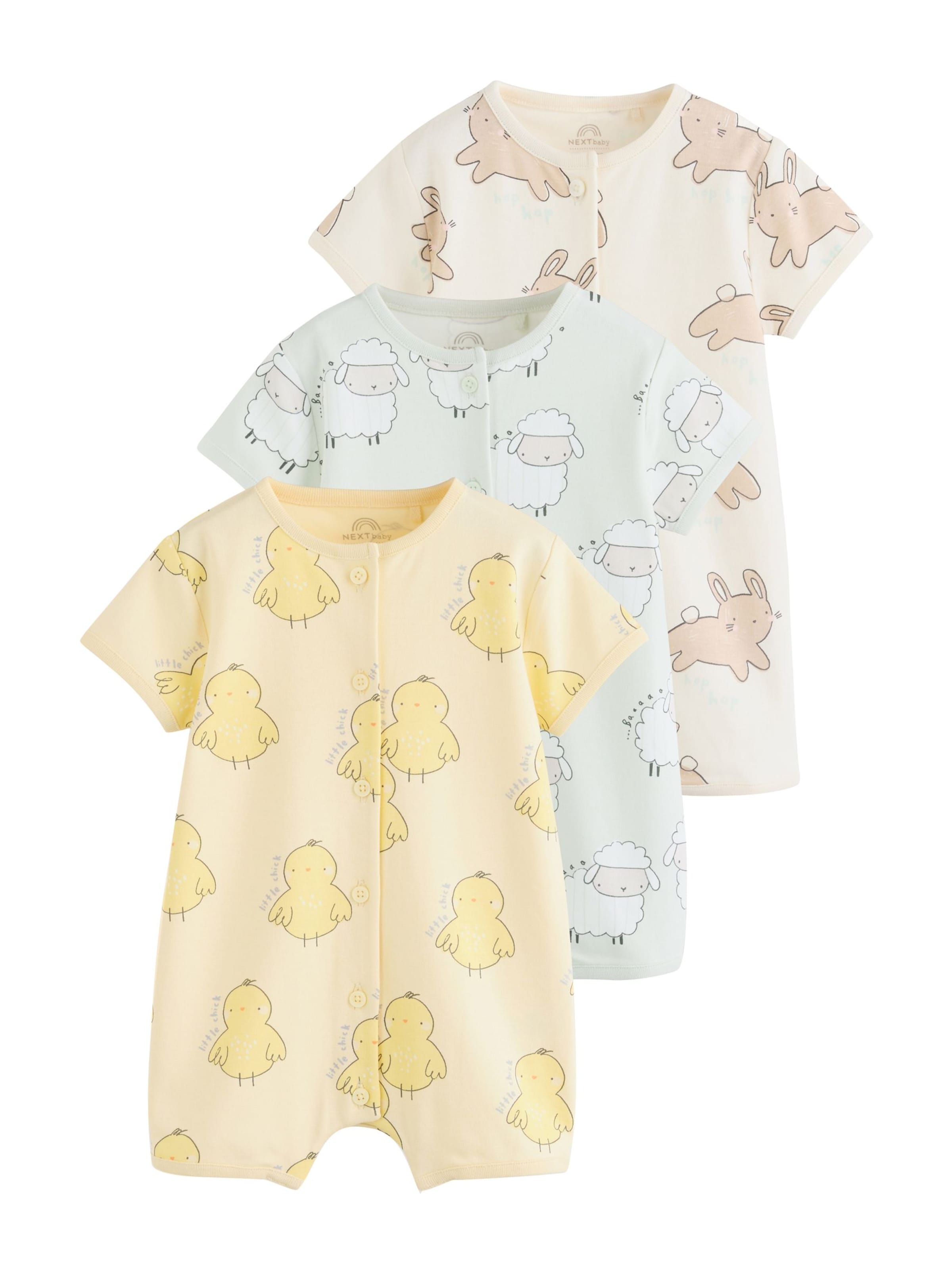 Next Ползунки/боди в Желтый: спереди