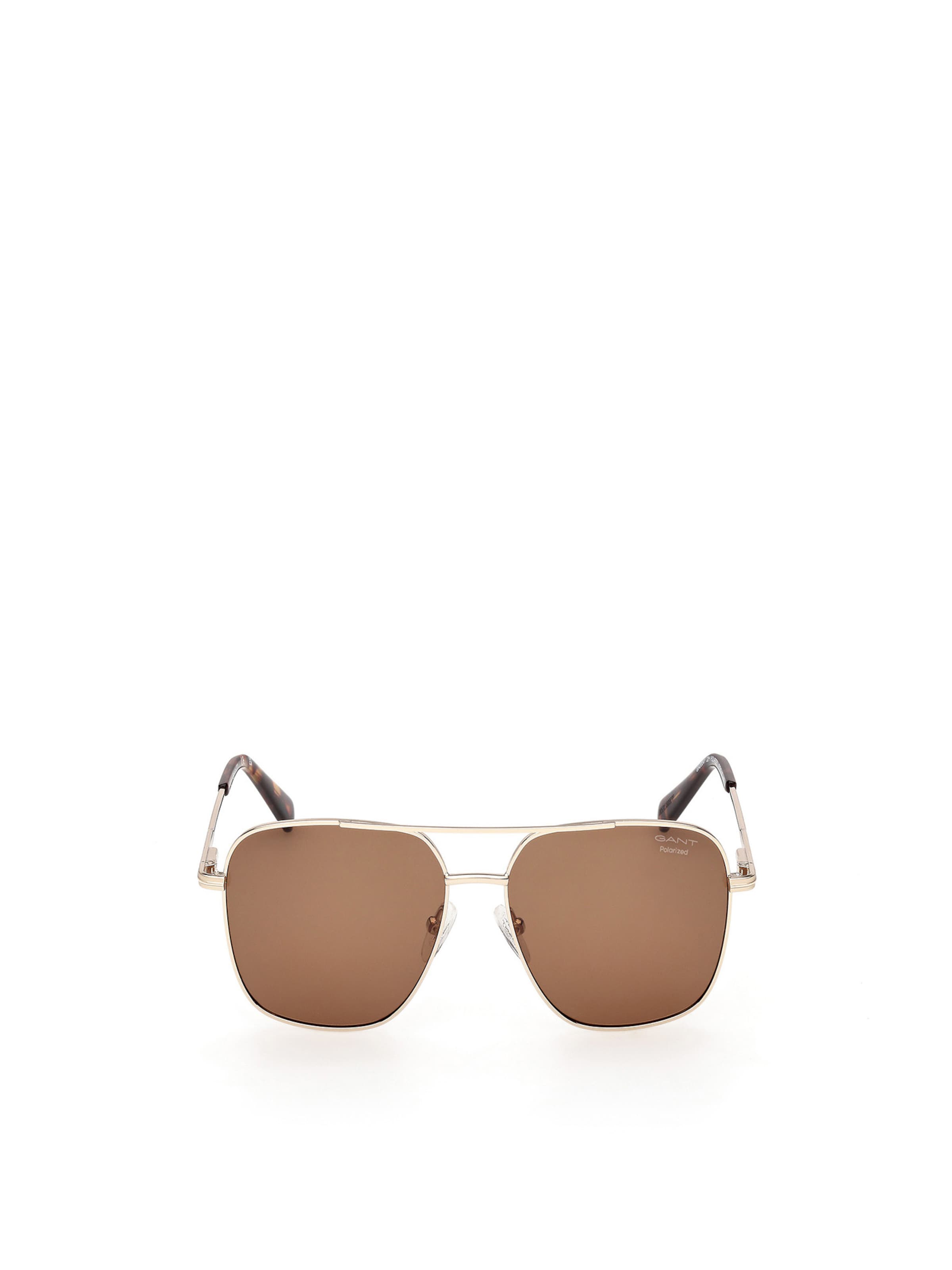 GANT Lunettes de soleil en marron / or, Vue avec produit
