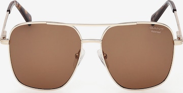 Lunettes de soleil GANT en or : devant