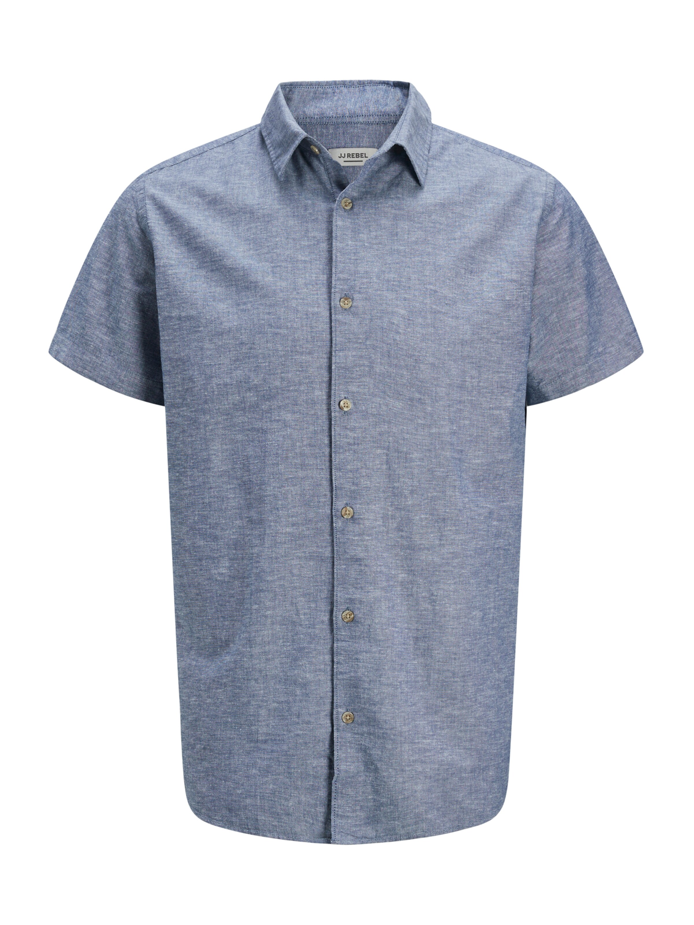 JJ Rebel Hemd in Blau: Vorderseite