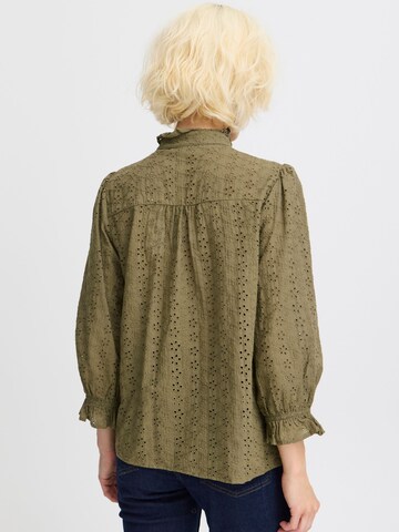 PULZ Jeans Bluse 'Geogina' in Grün