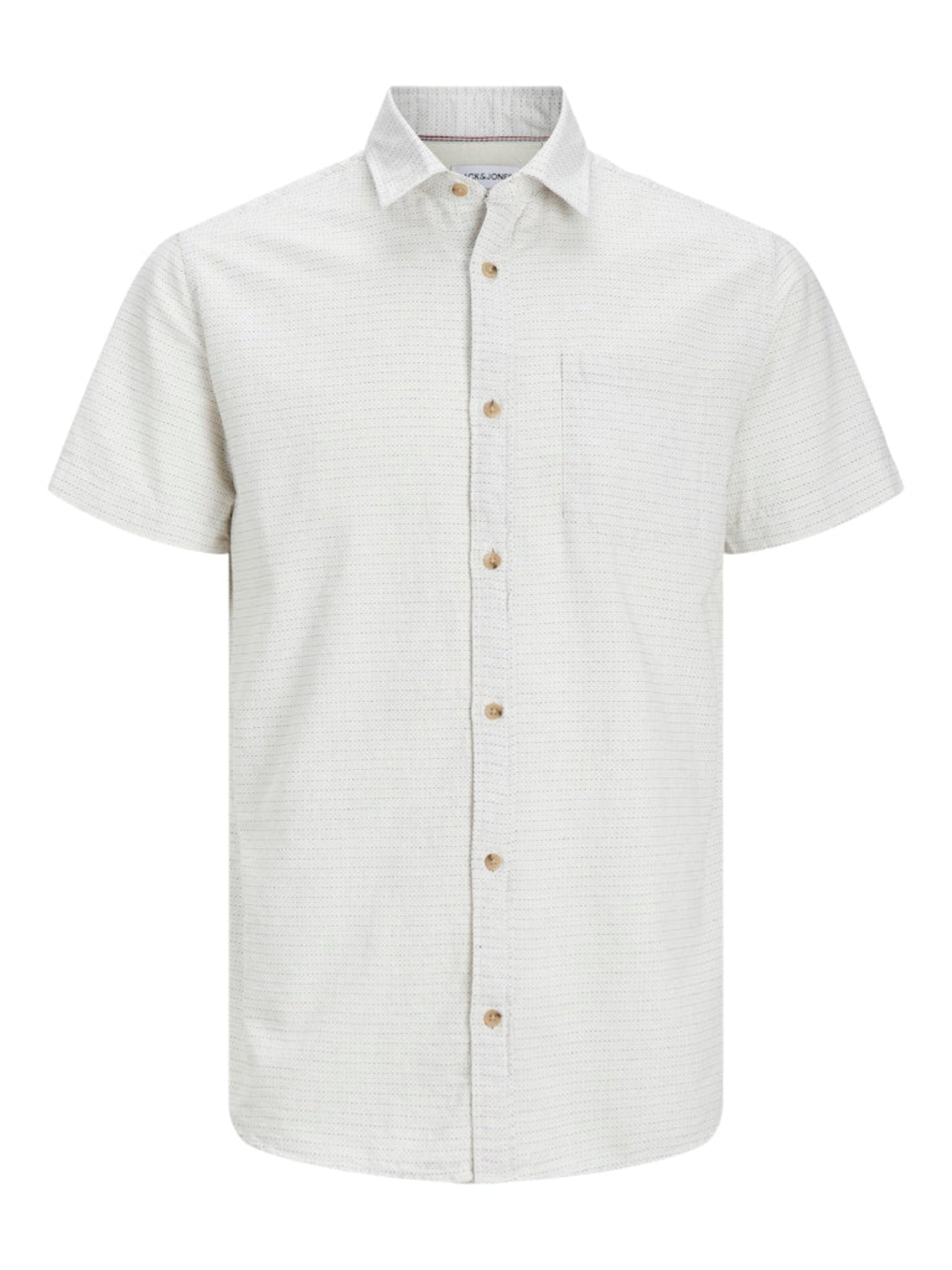 JACK & JONES Button Up Shirt 'Jack & Jones JJEABEL shirt' in Off white, Item view