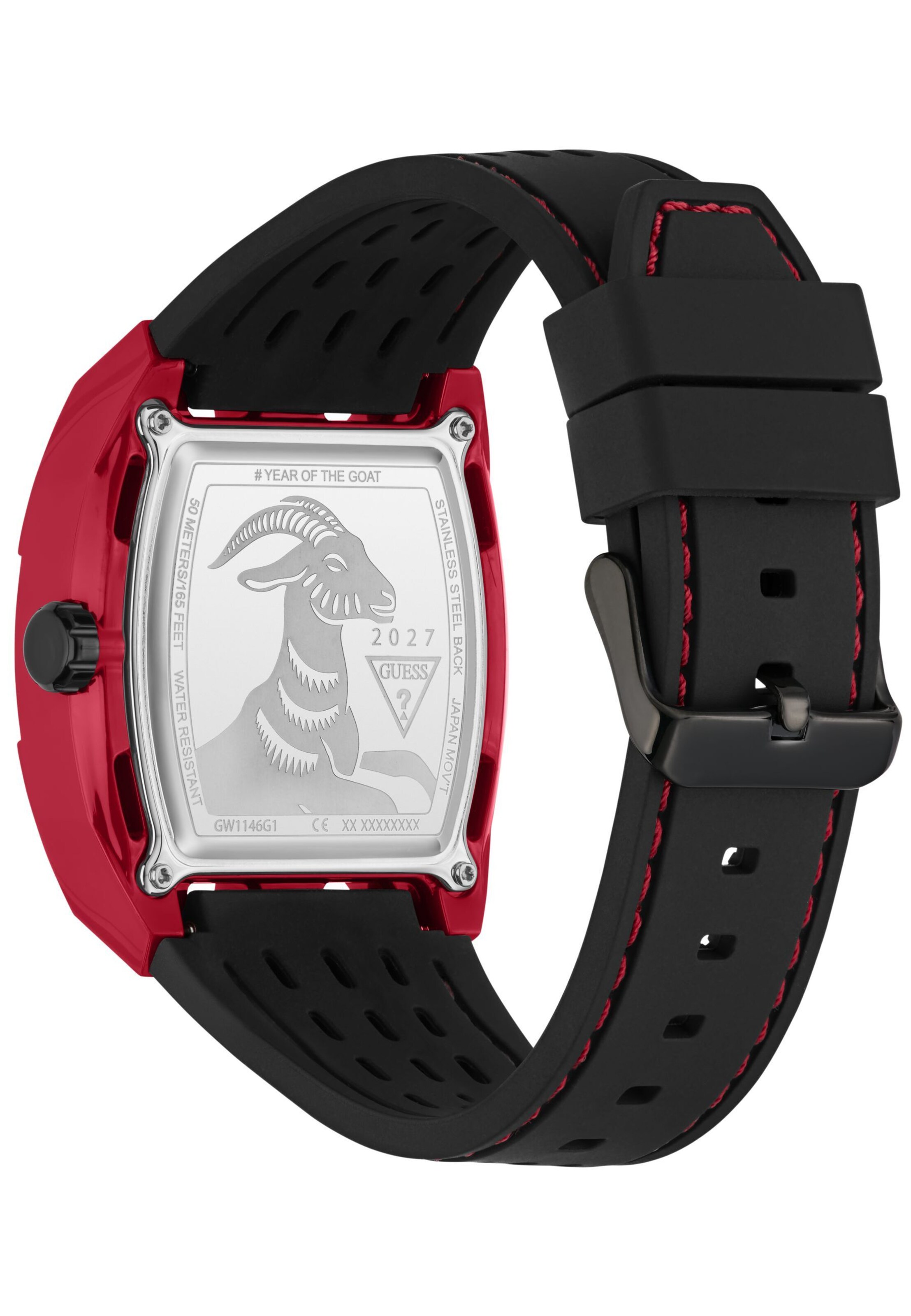 Montre à affichage analogique 'PHOENIX' GUESS en rouge